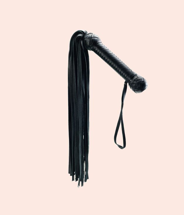 Classic leather whip